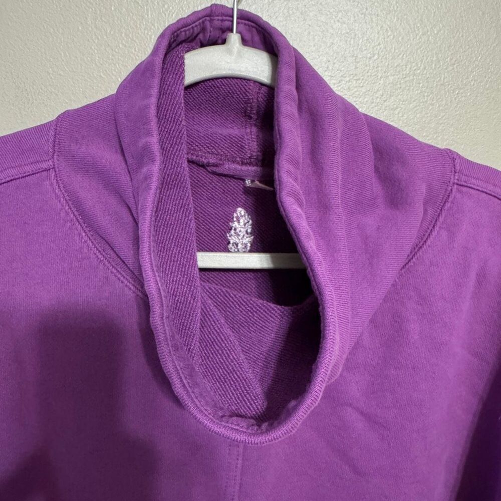 Free People Movement Remi Pullover Sweatshirt in purple women’s large - Picture 5 of 8